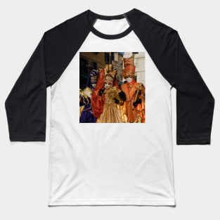 Carnival Goers in Costume, Venice Baseball T-Shirt